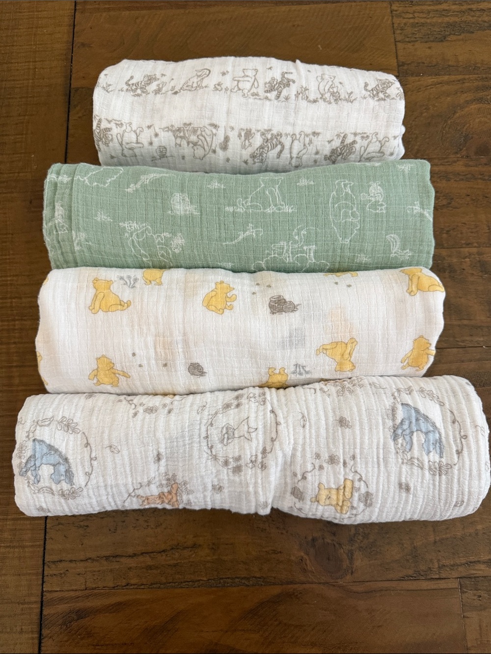 Aden + Anais Essentials 4pk Cotton Muslin Swaddle Blankets- Winnie + friends